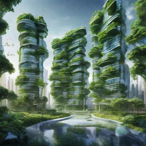 Futuristic Biomimetic Green Industrial Centers