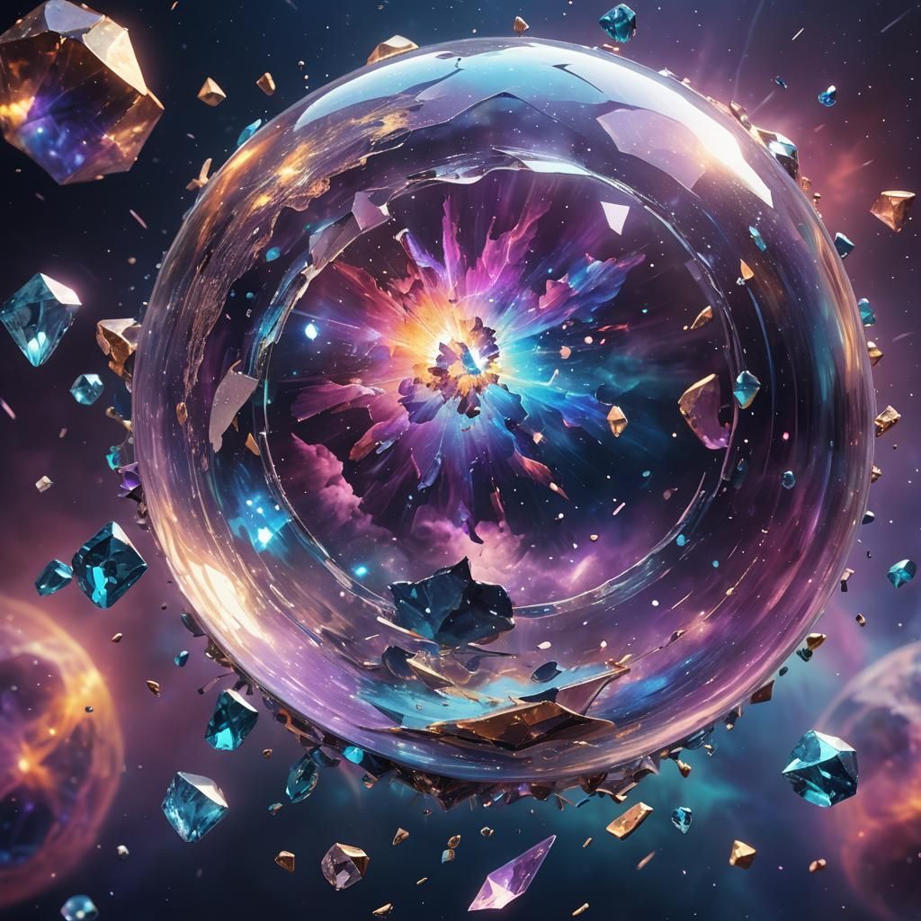 Nebula in Bubble with Diamond Shards, Splash Art