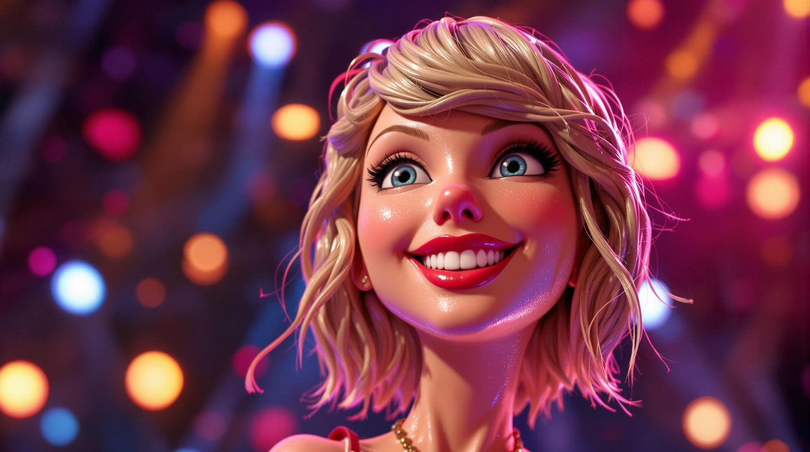 Clay Taylor Swift Performs in Joyful Claymation Style