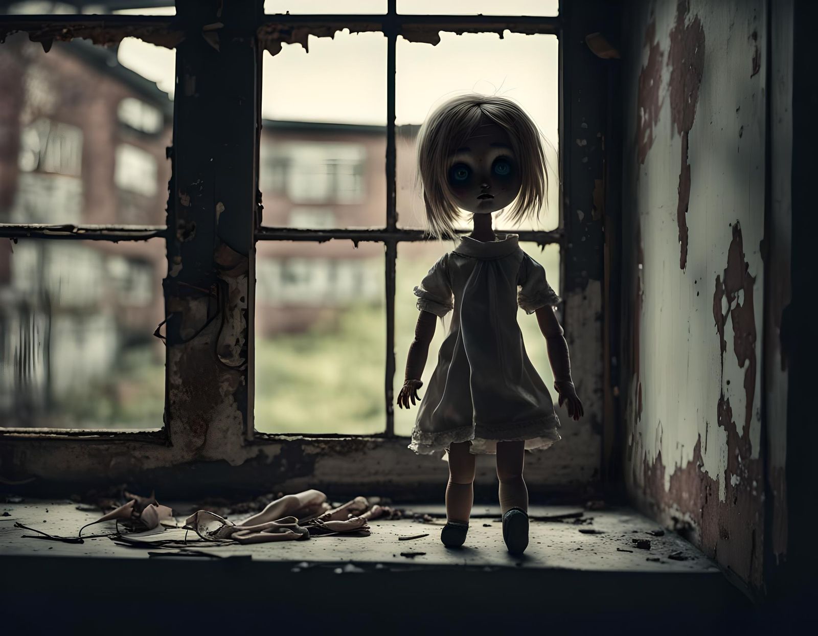 Abandoned Kindergarten: Doll in Derelict Factory