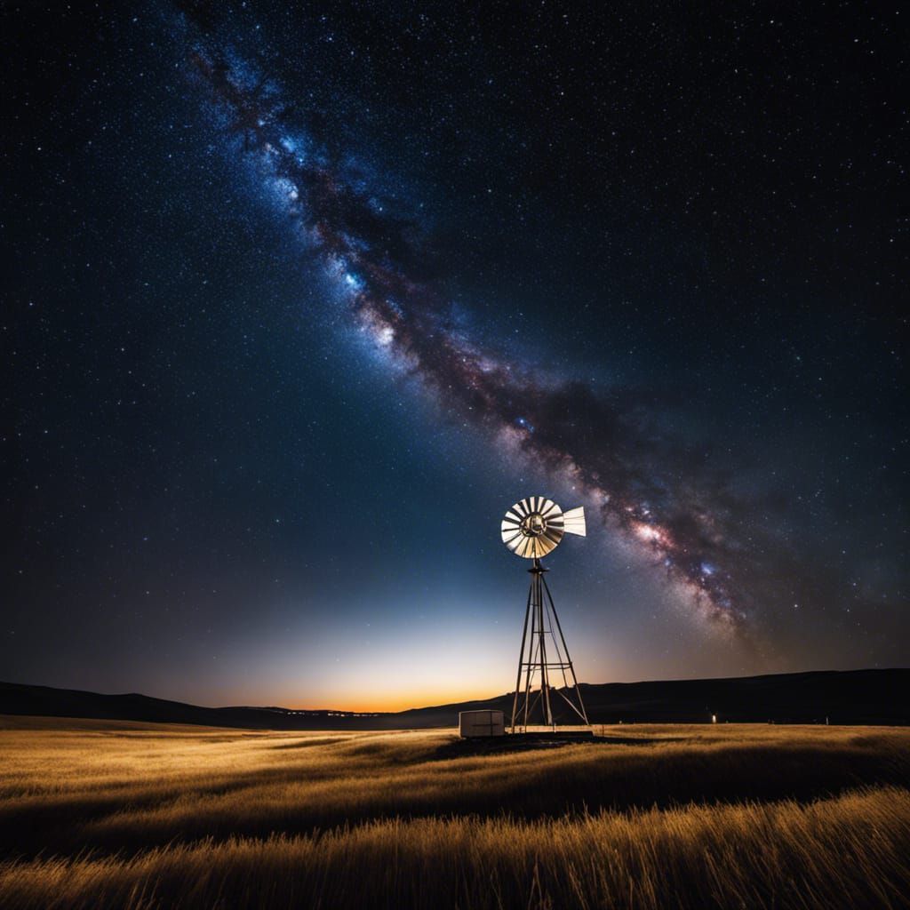 Cosmic Windmill Powers Universe in Space