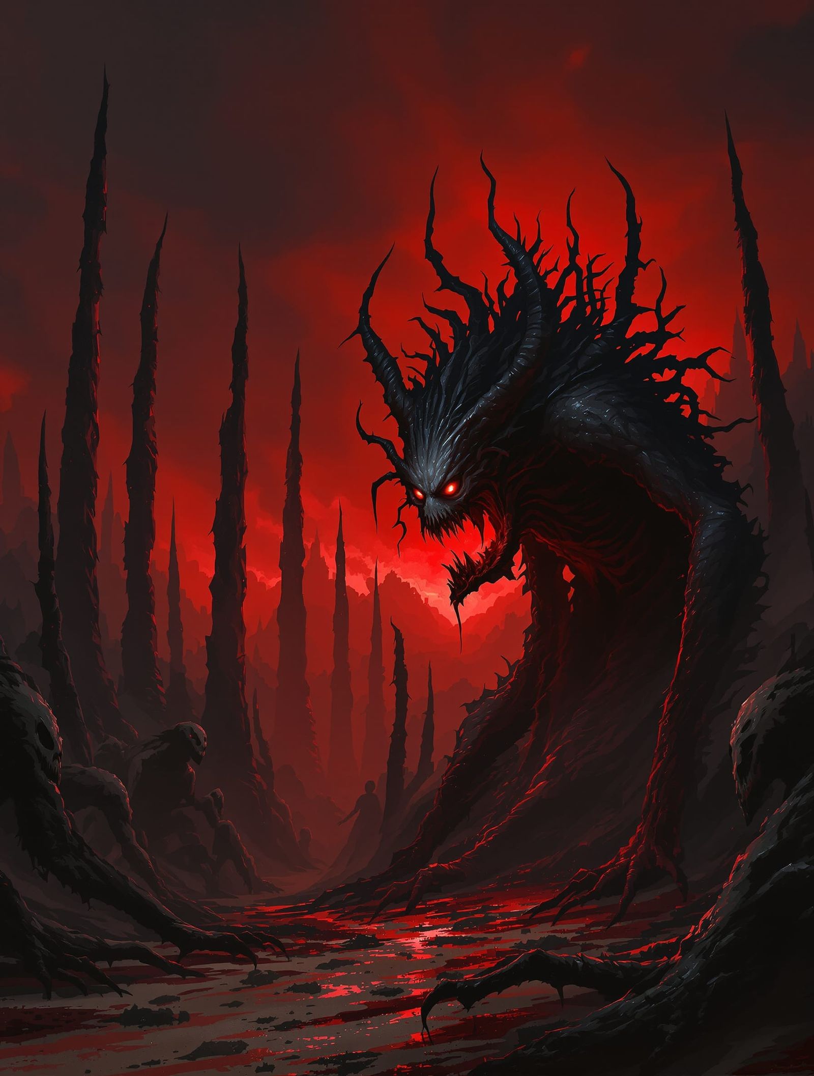 Gothic King Rips Heart Out in Dark Fantasy