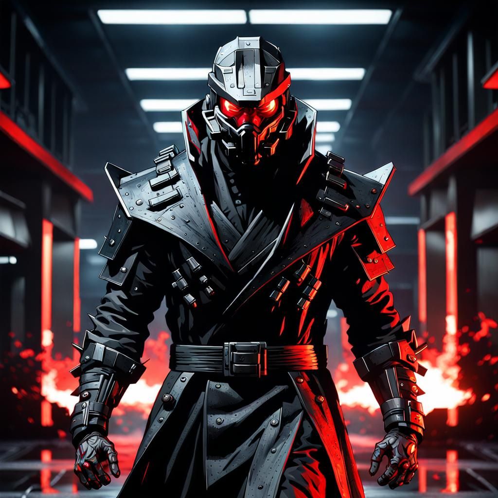 Halo Spartan Assassin in Dark Military Complex