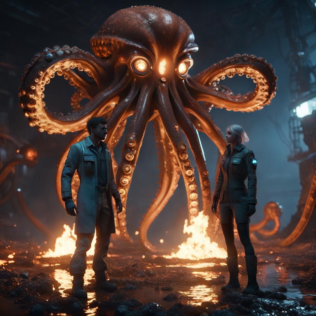 Archeologists Discover Alien Machine in Sci-Fi Scene