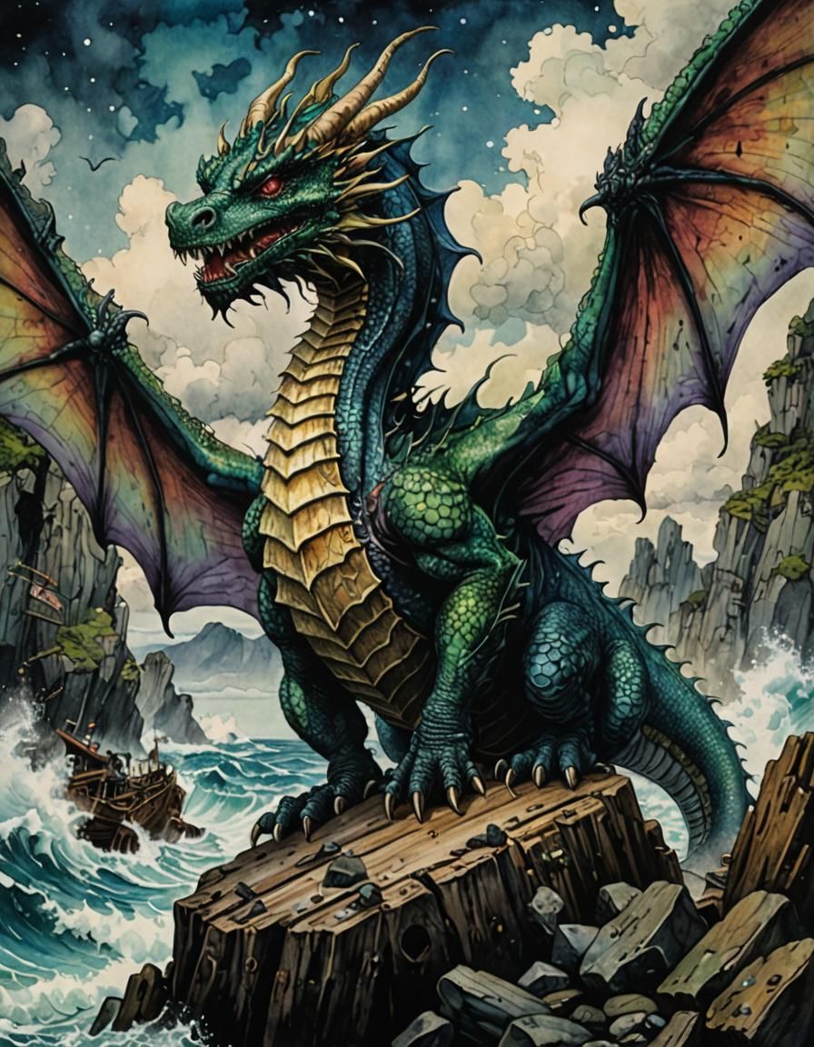 The Dragon of the Perilous Rocks