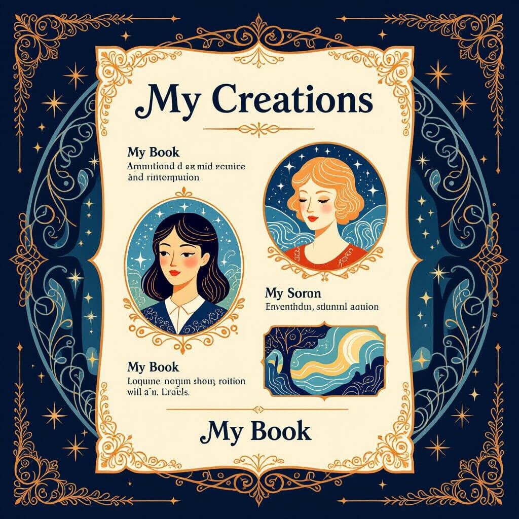 Whimsical Resume Page with Seasonal Accents and Binary Icono...