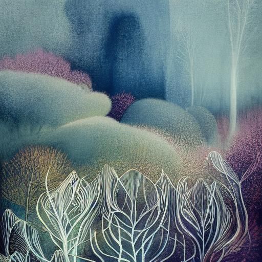 Angelic Apparition Shadows in Desert Canyon