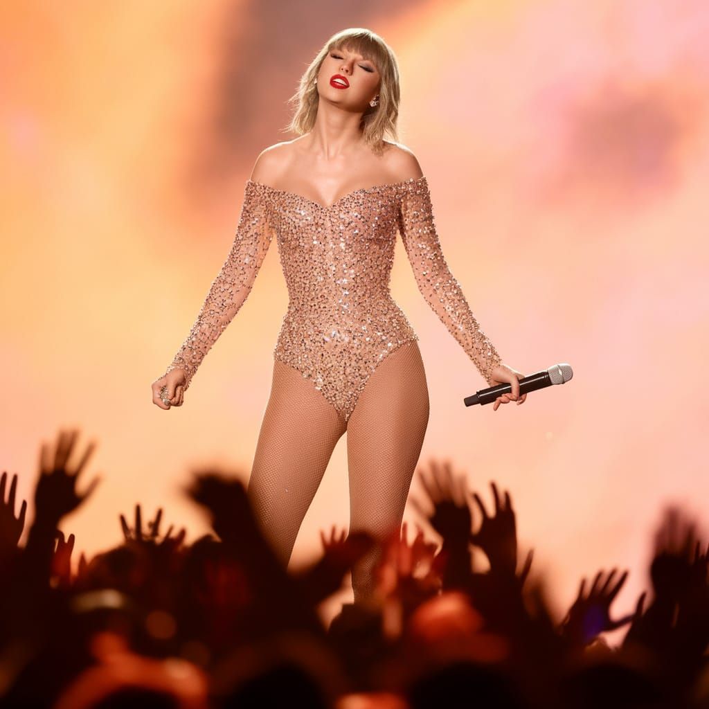 Taylor Swift Performs in Iconic Lover Outfit with Passion