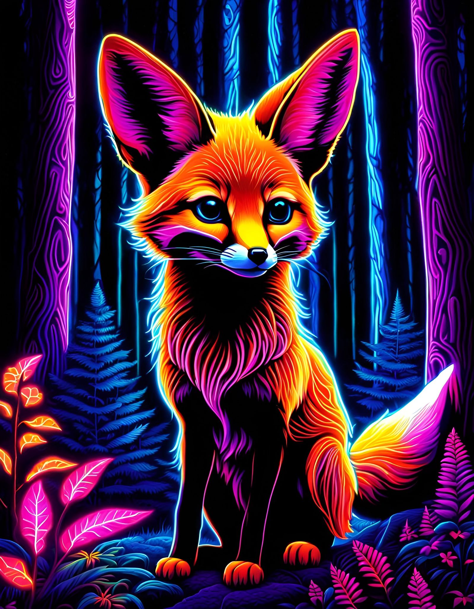 Black Light Fox