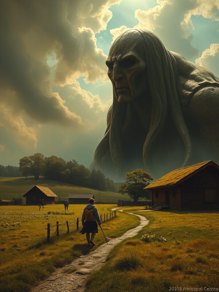 Giant Strides Through a Panicked Countryside