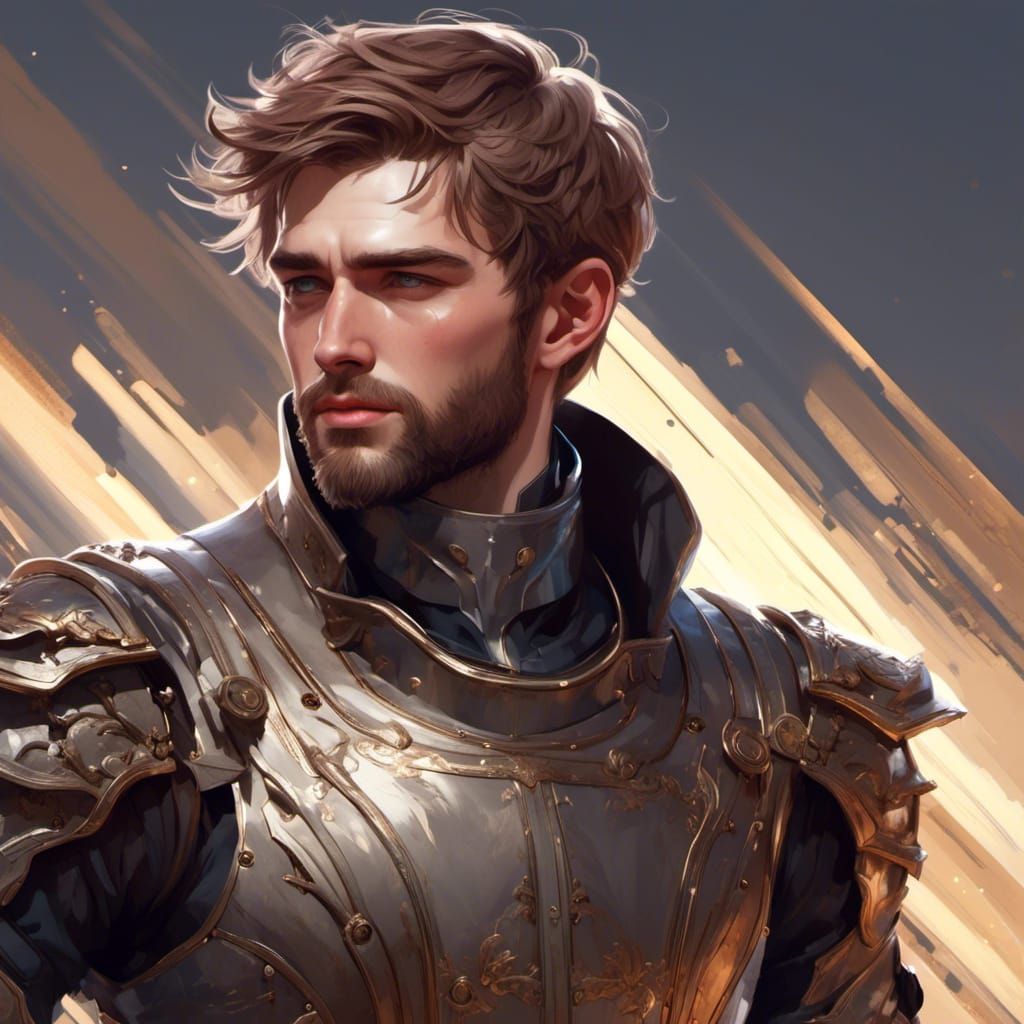 Fencer in Modern Gear, Hyperdetailed Digital Art