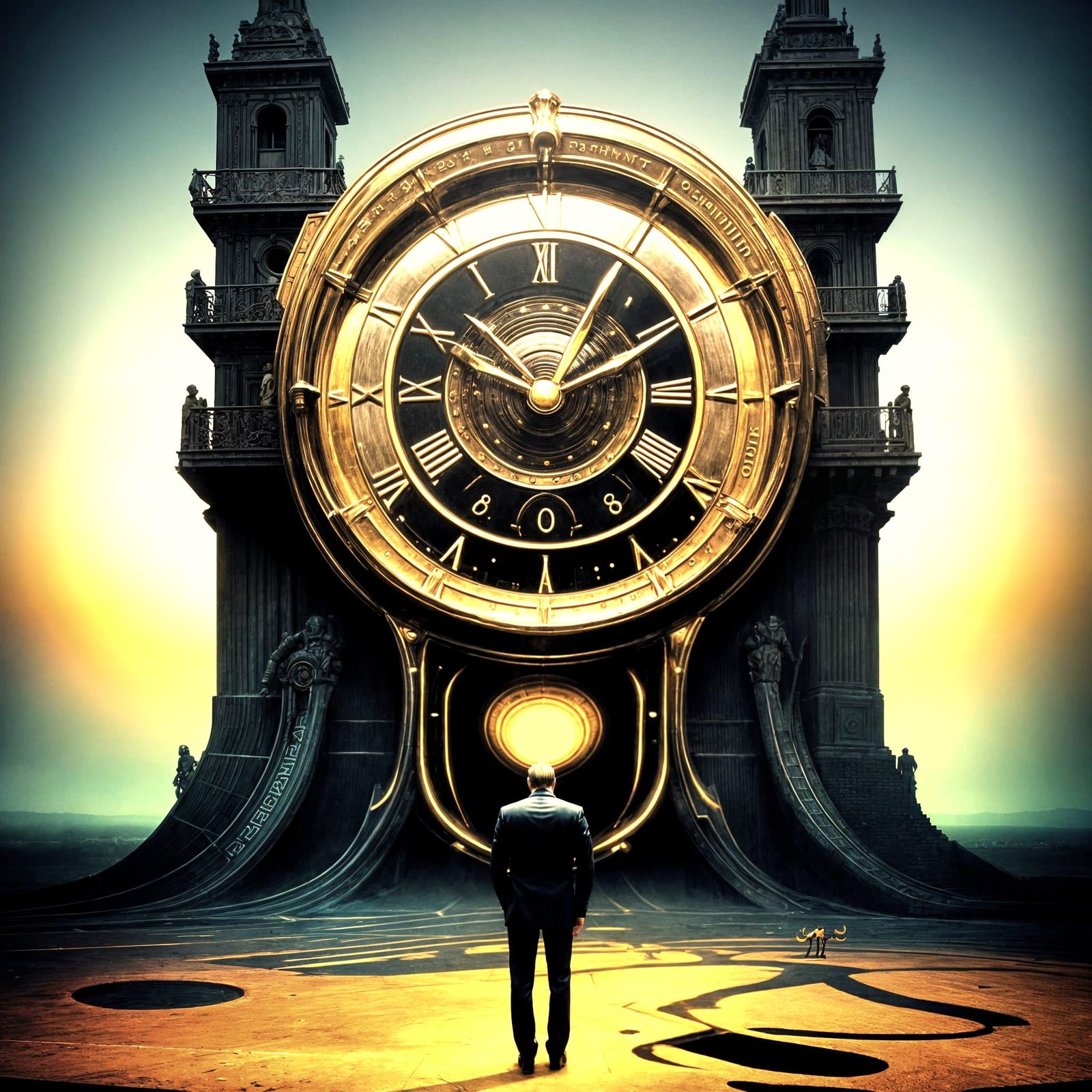 Abstract Conceptual Art of Freedom and Choice