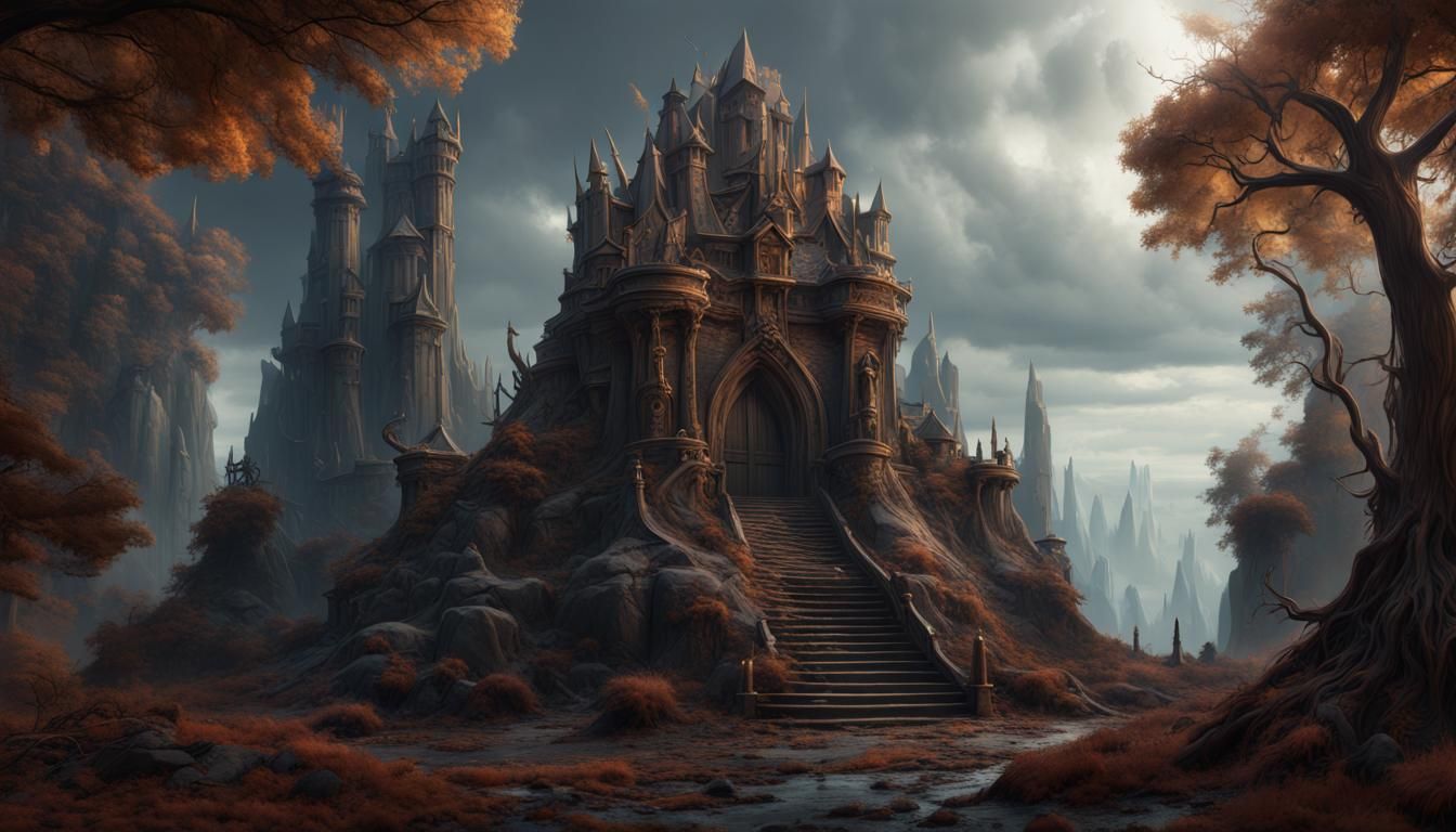 Goblin King's Tomb: Fantasy Concept Art