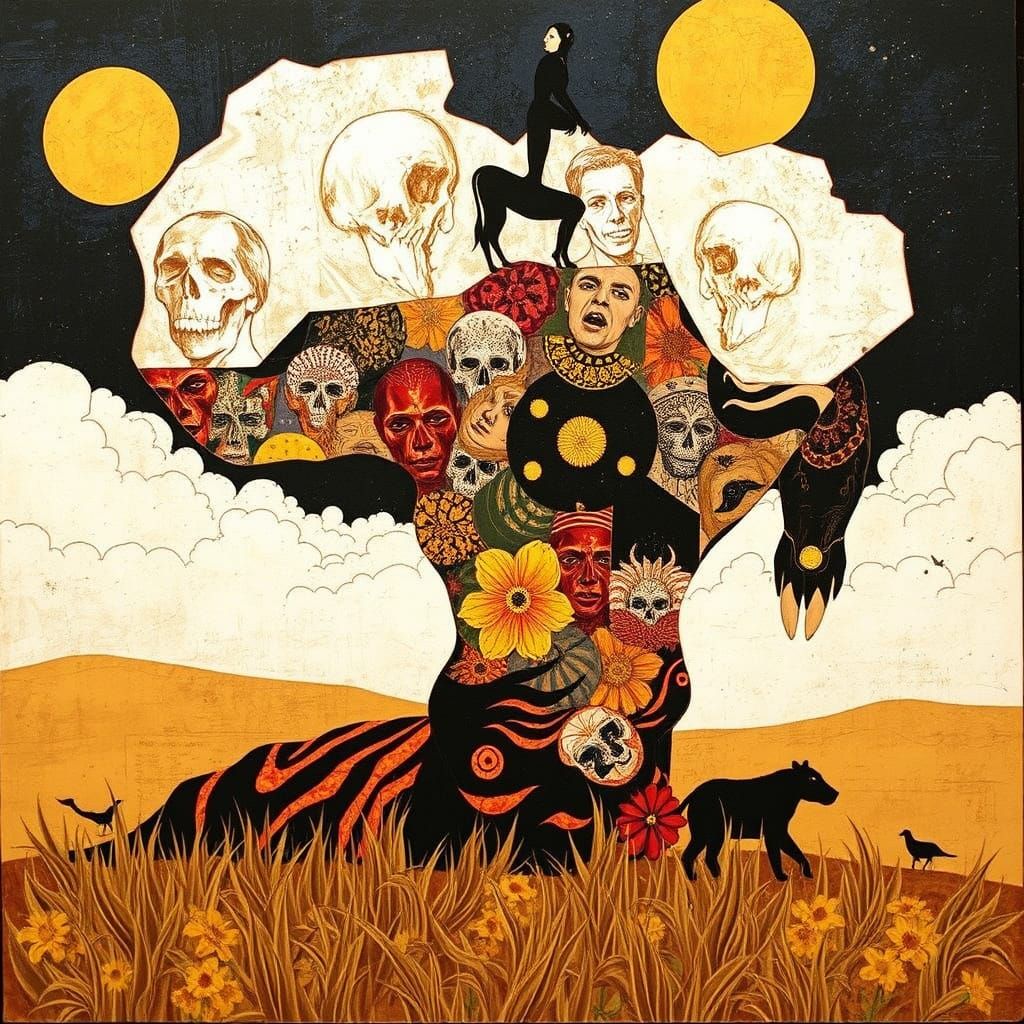 Abstract Africa: Collage Art Inspired by Mutu, Bradford, Wal...