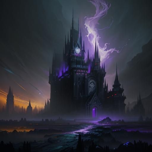 Ominous Dark Fantasy Concept Art in 8K