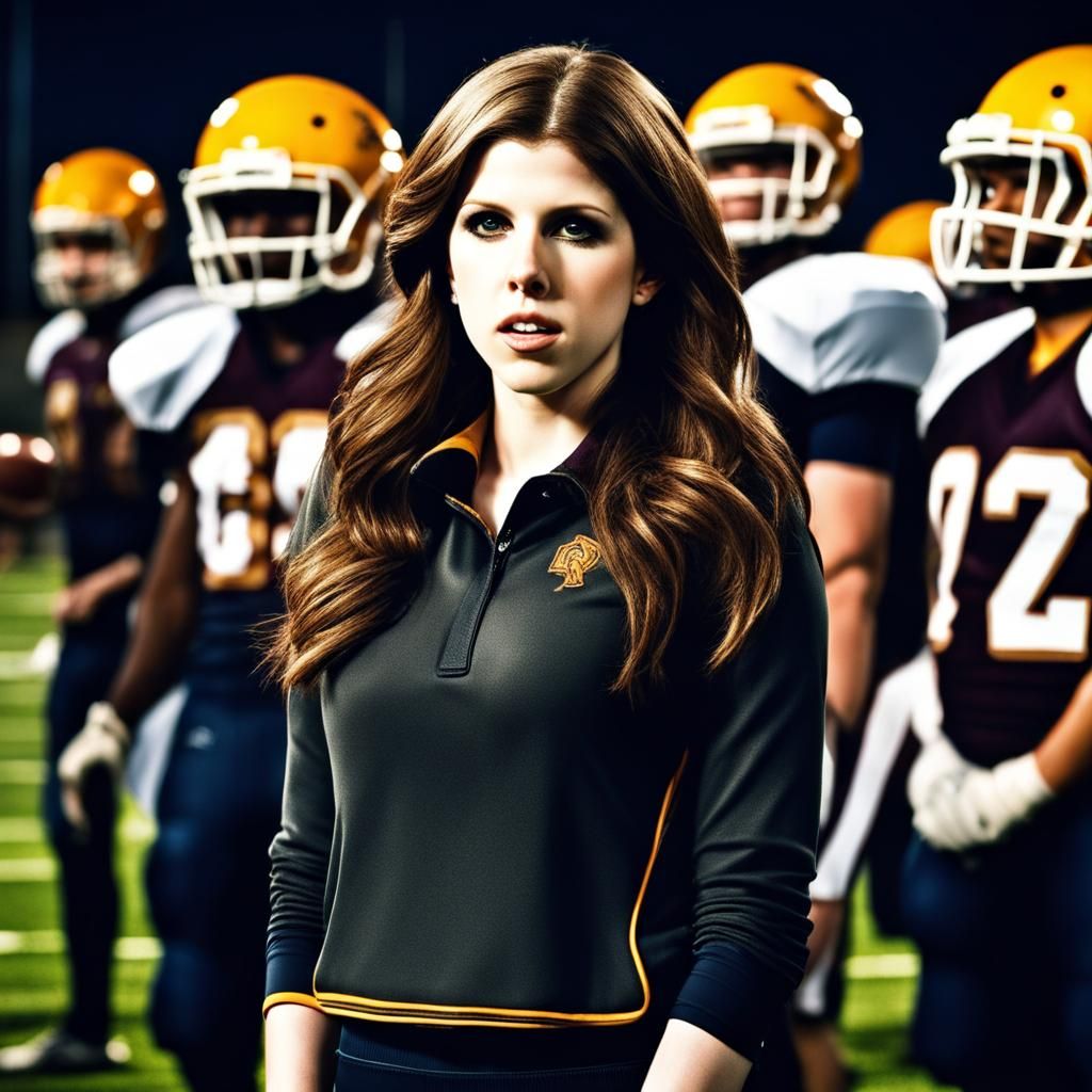 Anna Kendrick Coaches High School Football Team