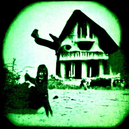 Eerie Vintage Horror Scene Generated by AI