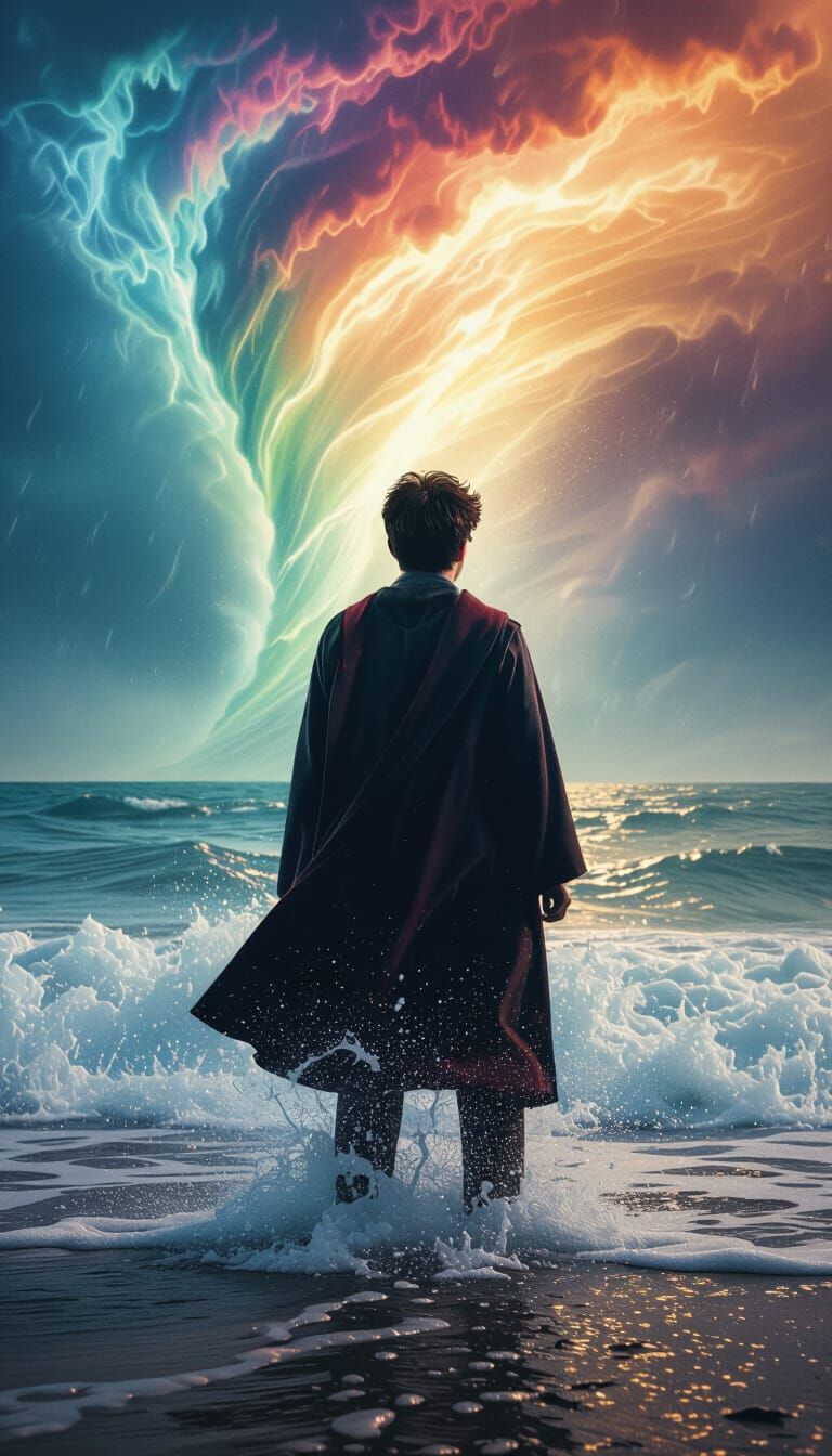 Cinematic Seascape: Harry Potter at the Ocean's Edge