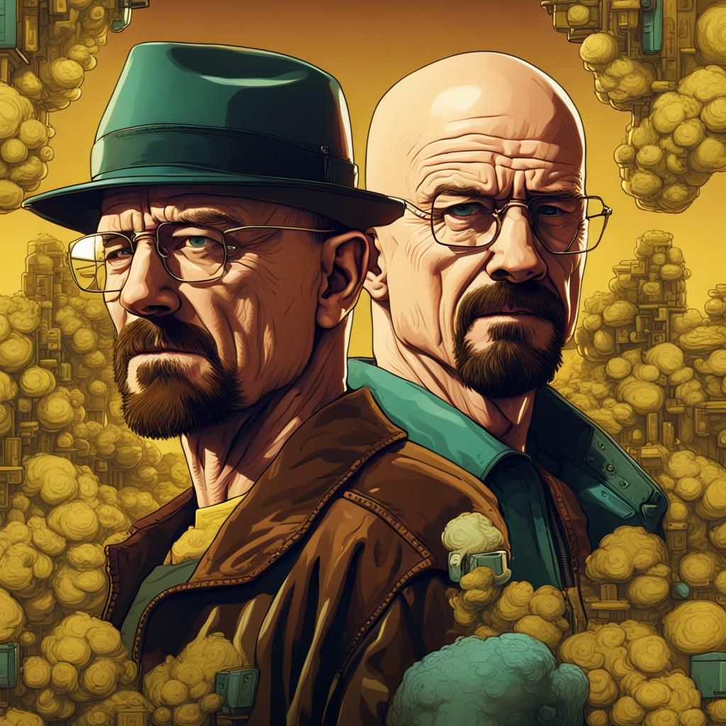 Breaking Bad: Software Testers in Detailed Digital Art