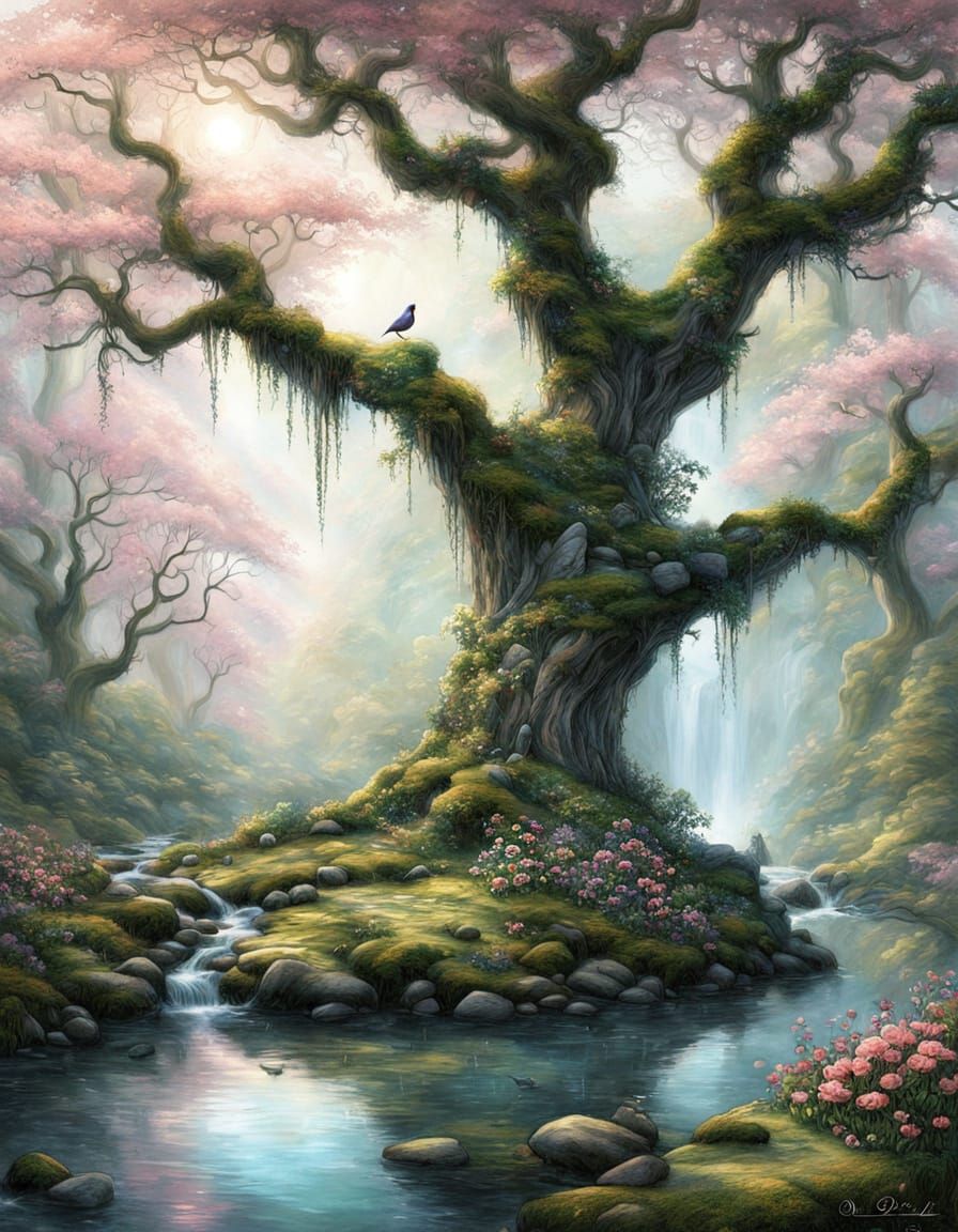 Ethereal Fantasy Micro Landscape Diorama