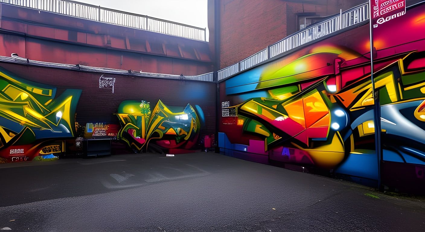 Manchester carpark graffiti