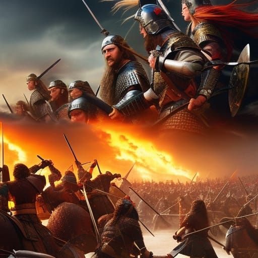 Vikings invade Britain