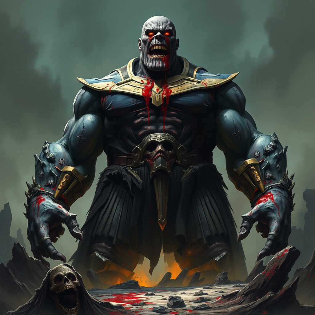 Zombie Thanos: Dark Gothic Horror