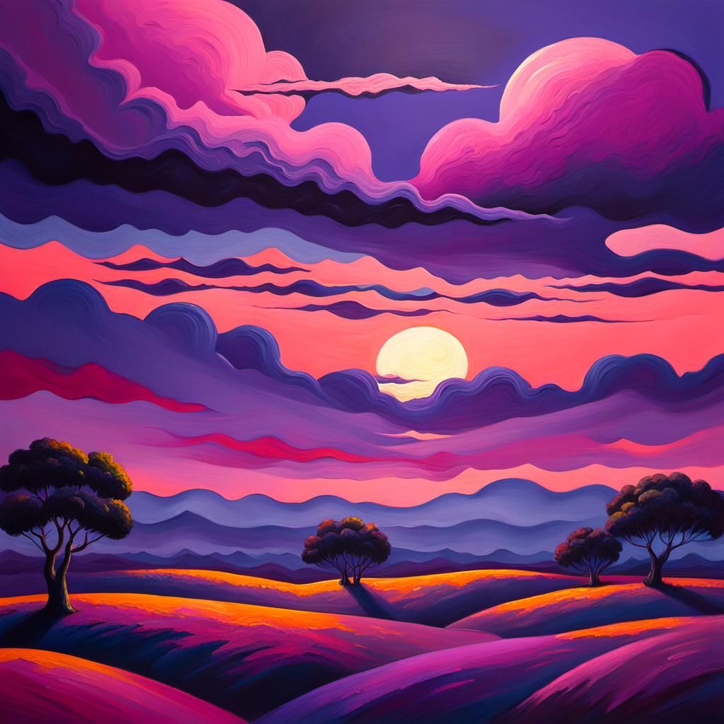 Vibrant Impressionist Masterpiece on the 5th Dimension's Pur...