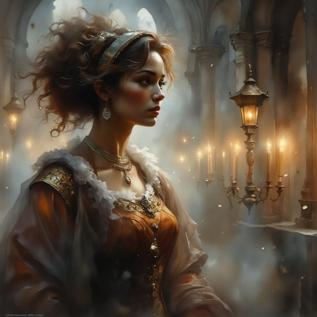 Old School Portrait of a Woman