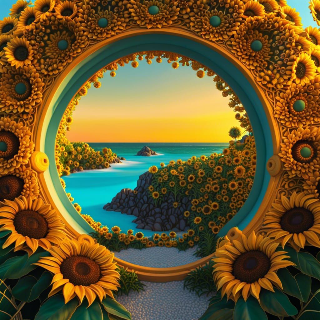 Sunflower's Moongate in Bermuda