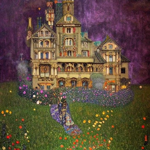 Toxic Steampunk Castle in Renaissance Style