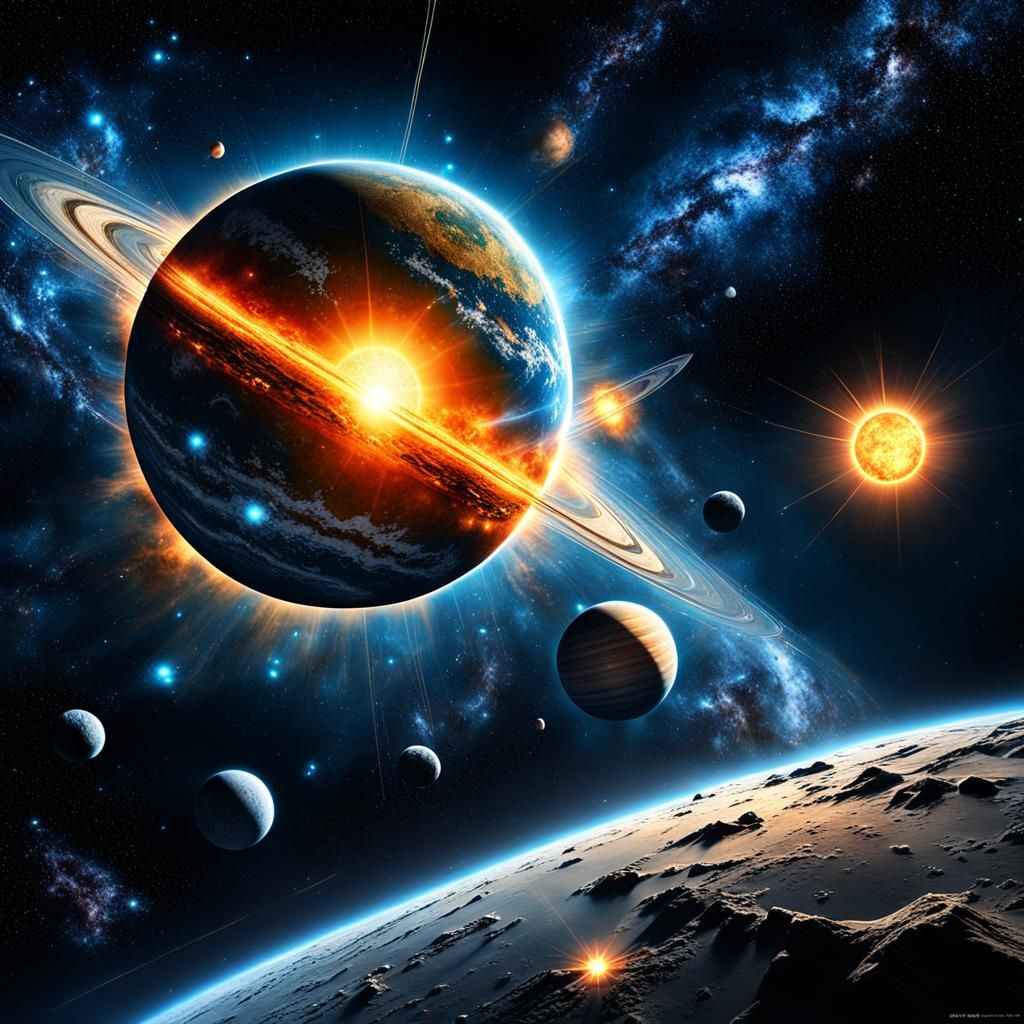 Distant Planet Erra in Pleiades Constellation