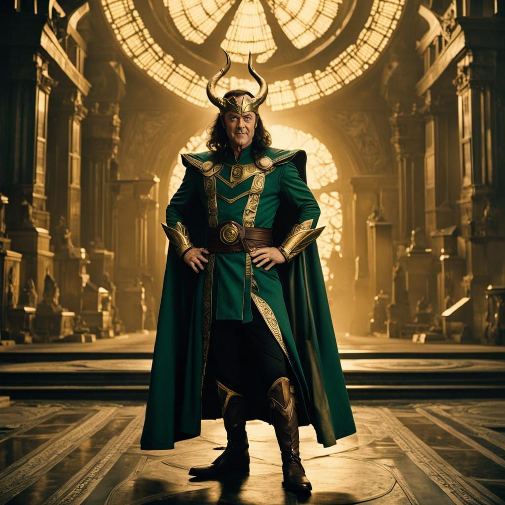 Harvey Korman as Loki in a Marvel Cinematic Masterpiece