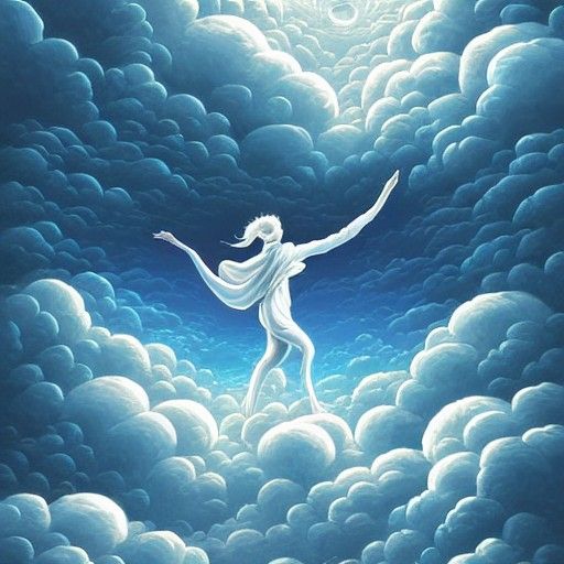 Air Elementals Dancing in the Clouds