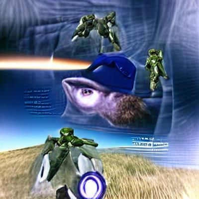 Ethereal Halo of Light