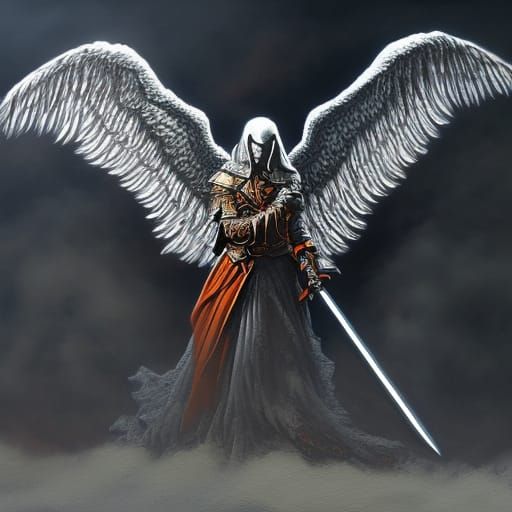 Angel of Death: Hyperdetailed Action Painting