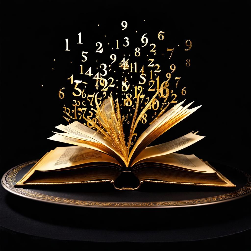 Golden Numbers Levitate from Ancient Book