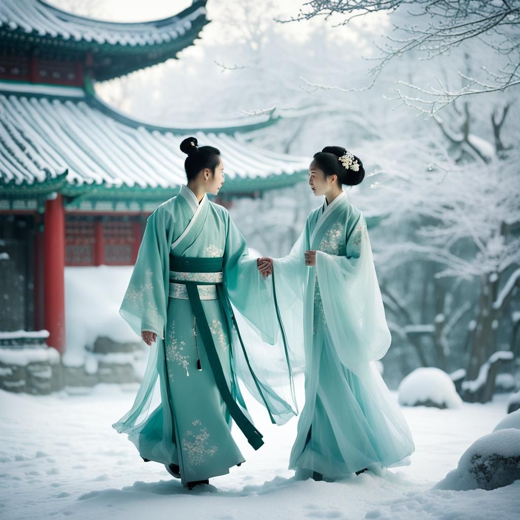 Ethereal Chinese Garden Wedding in Romantic Style