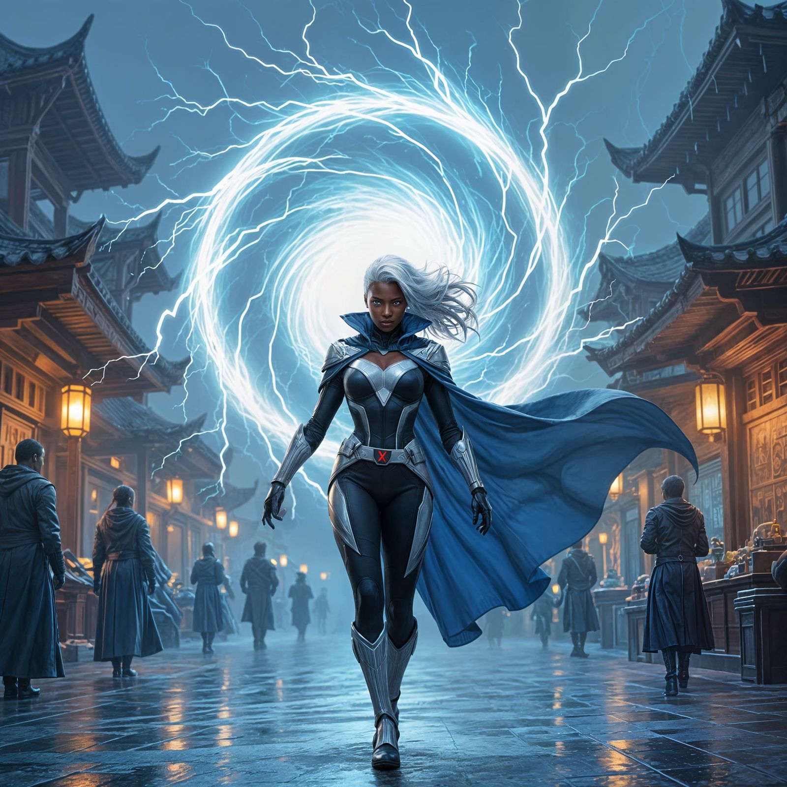 Storm of the X-Men Summons Lightning in Wakanda