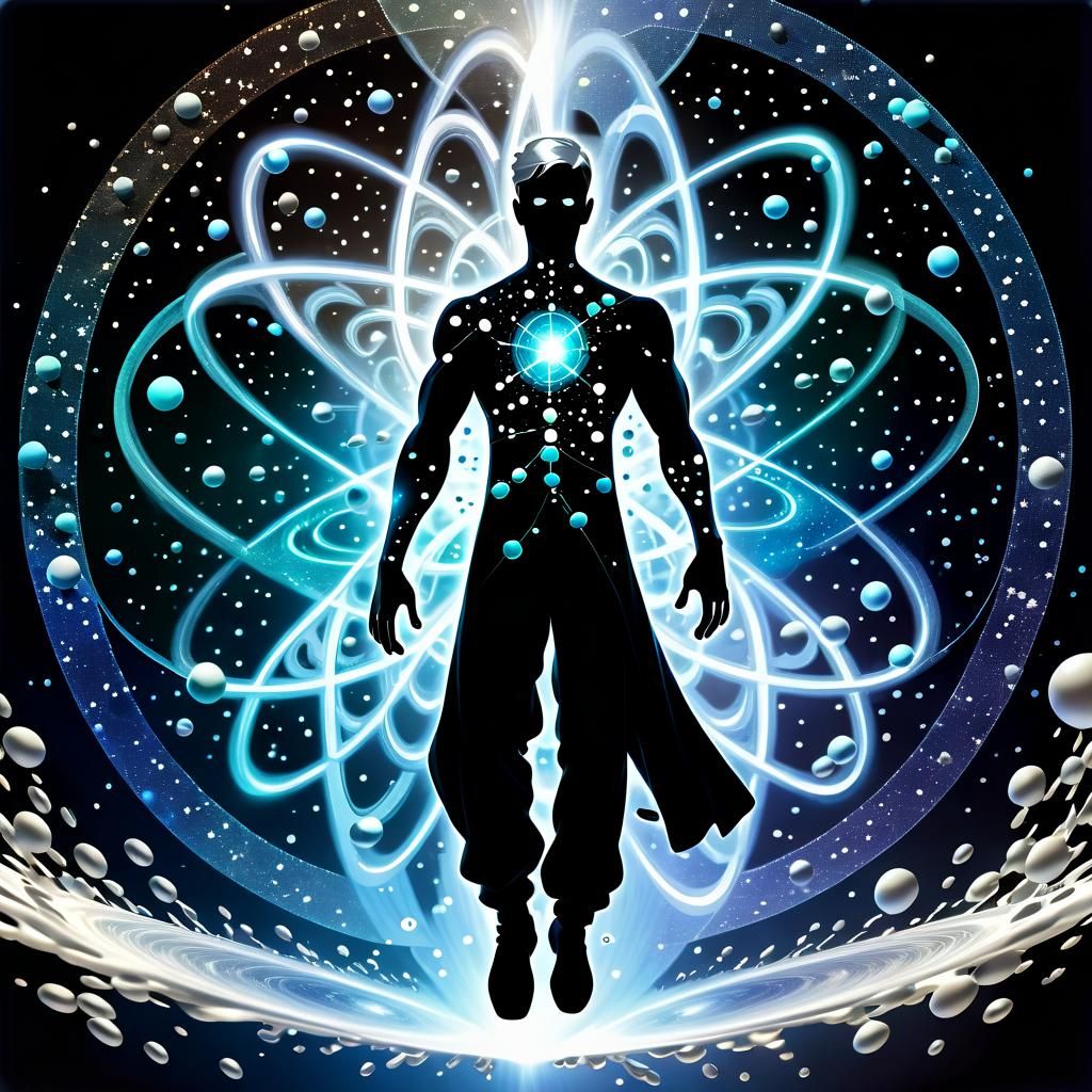 Floating Silhouette in the Bleed Between Universes