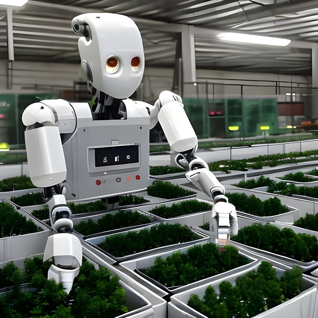 Robot Farming in the Future