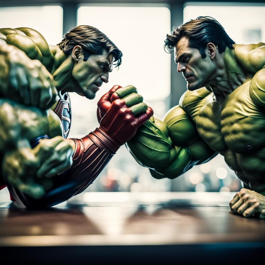 Super Hulk arm wrestling