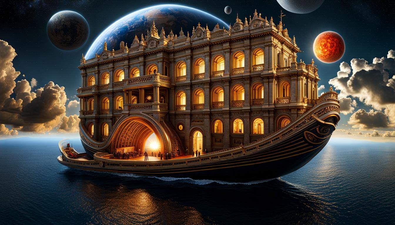 Surreal Space Opera in Magical Realism Style