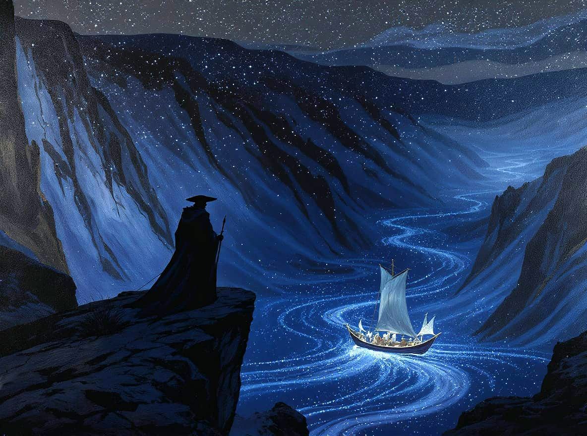 Ancient Wizard Watches Ghost Ship in Twilight Valley