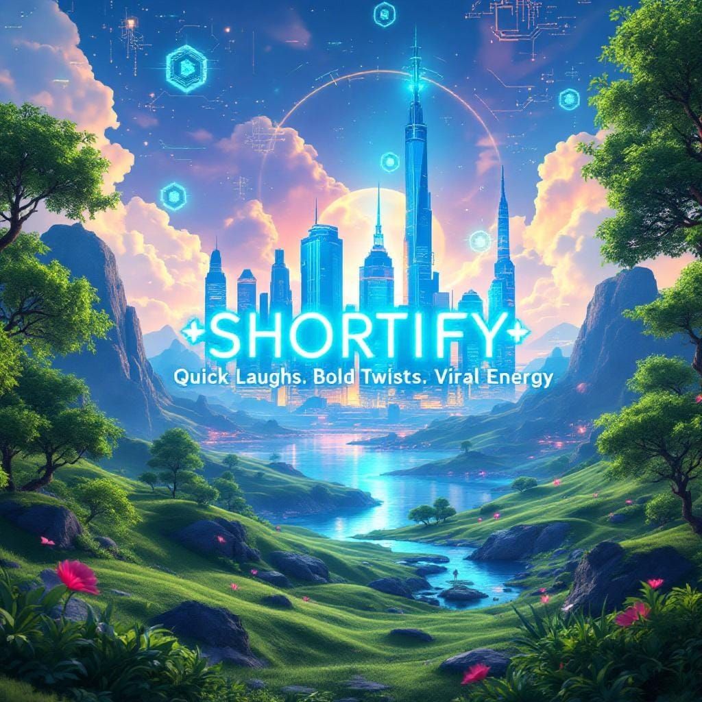 Futuristic Cityscape YouTube Banner in Sci-Fi Style