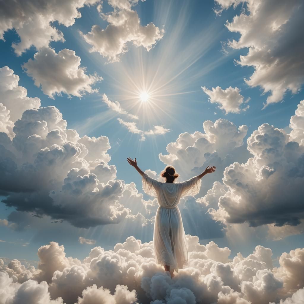 Divine Light Illuminates a Dreamy Surrealist Scene