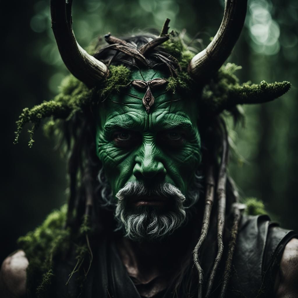 Green Man: Dark Druid God of Night