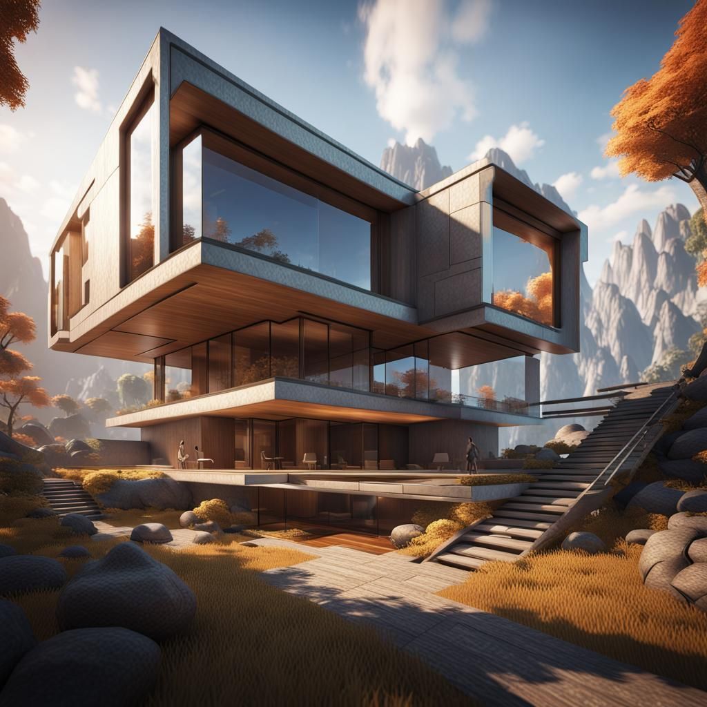 Abstract home architecture