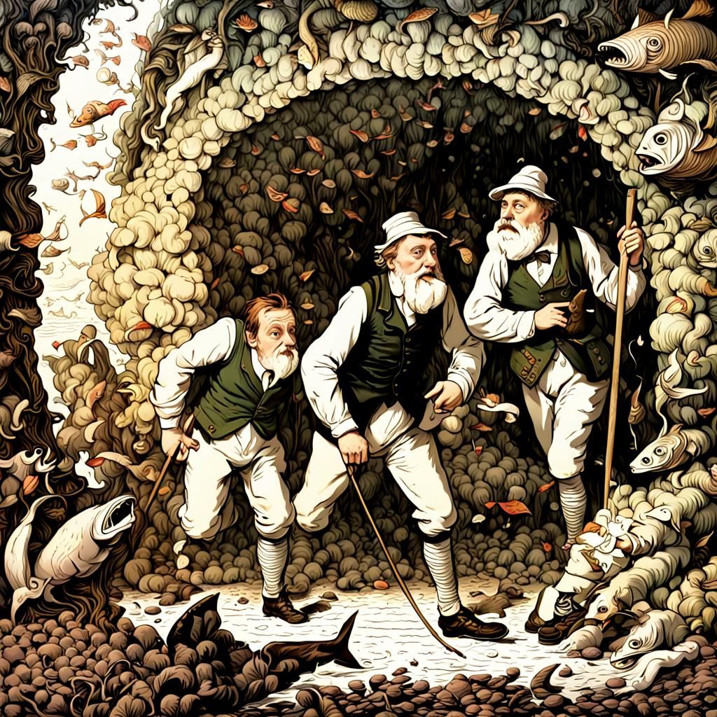 Hunting of the Snark Illustration