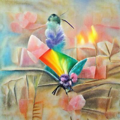 Abstract Butterfly Image with Intricate Patterns